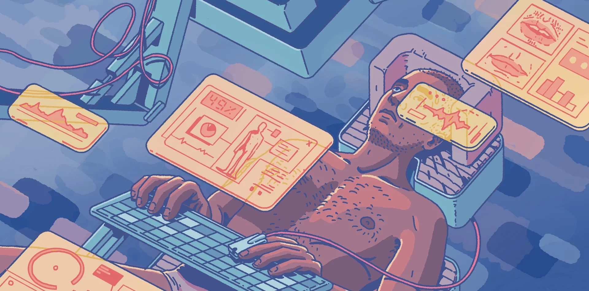 De toekomst van thuiswerken: je baas kan alles registreren, controleren en disciplineren - © Reinout Dijkstra en Micha Huigen
